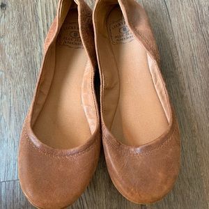 NWT Lucky Brand Emmie leather ballet flats